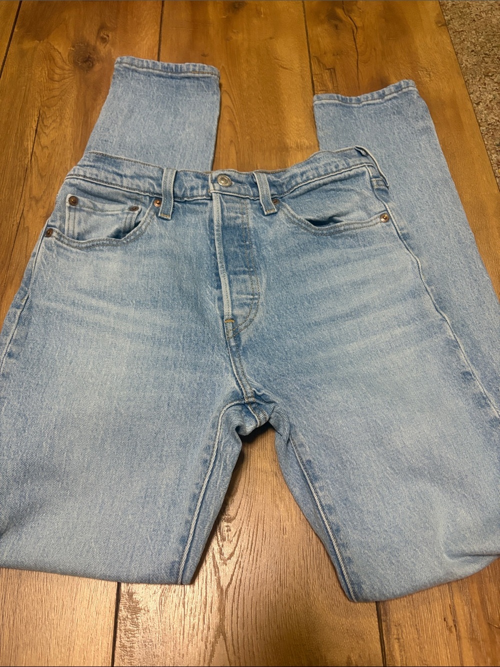Vintage Levi's Light Blue Straight Leg Jeans